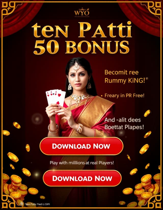 Teen Patti 50 Bonus Banner